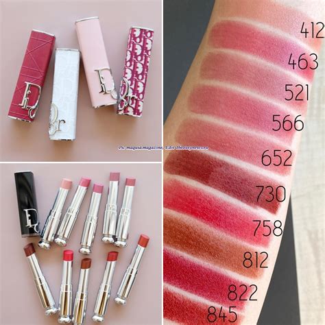 dior addict lipstick swatches on lips 2015|Dior lipstick color chart.